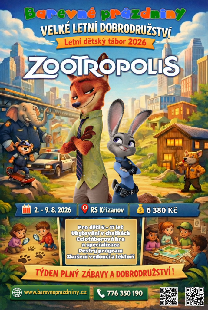 Zootropolis, letní tábor 2026